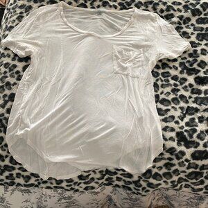 white oversized large shirt